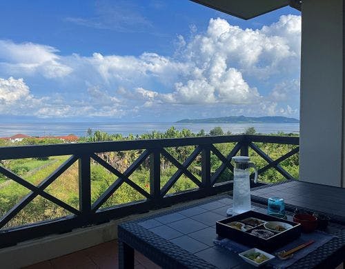 ◆テラスで朝食