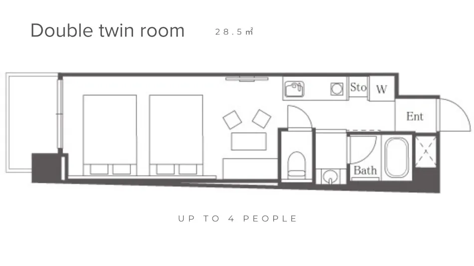 ALPHABED INN Hakata station front