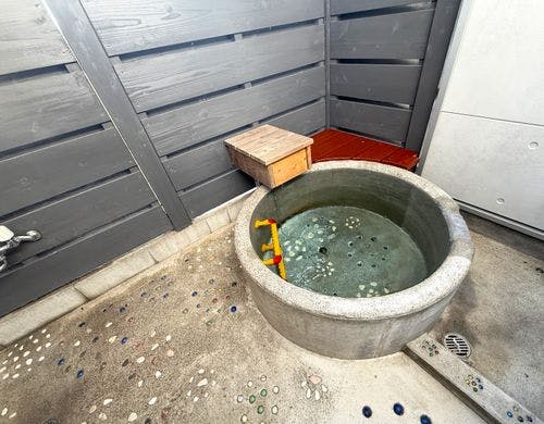 洋室２階建て　半露天風呂