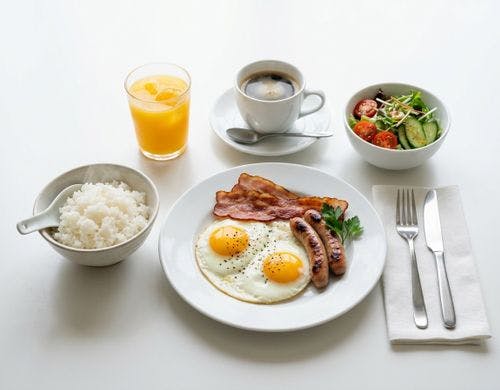 朝食一例