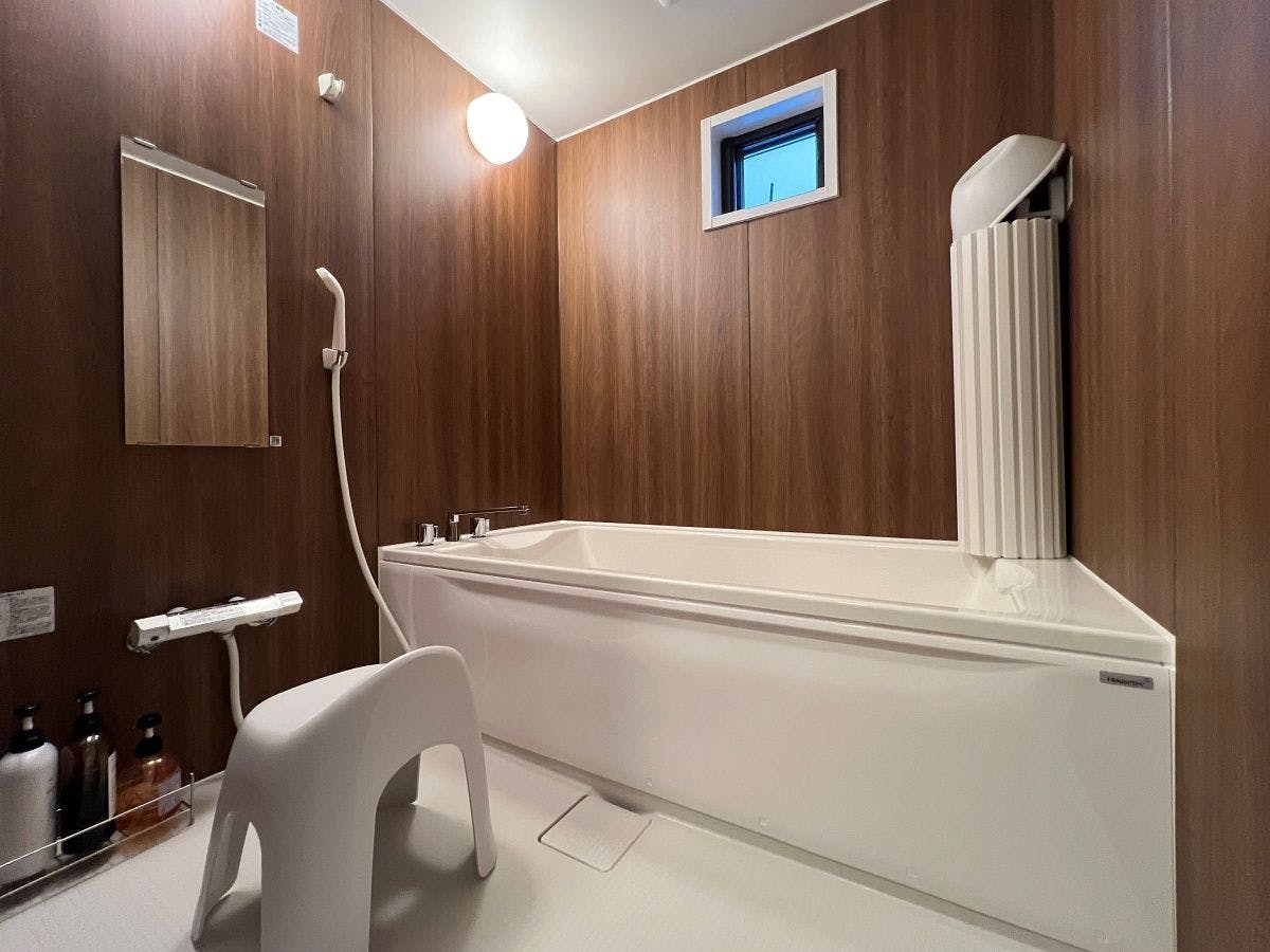 ห้องน้ำในห้องพัก