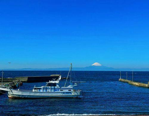 晴れた日には富士山を望むことができます