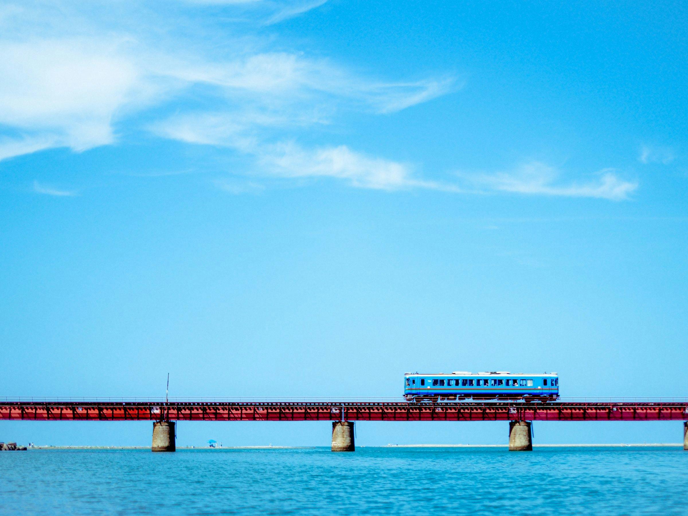 *สะพานรถไฟข้ามแม่น้ำยูระกาวะ