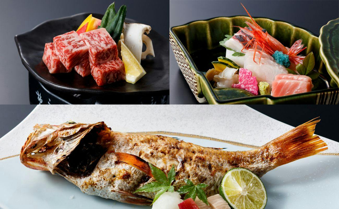 【加賀の味わい】ご夕食1品付プラン　-選べる3種の味覚-