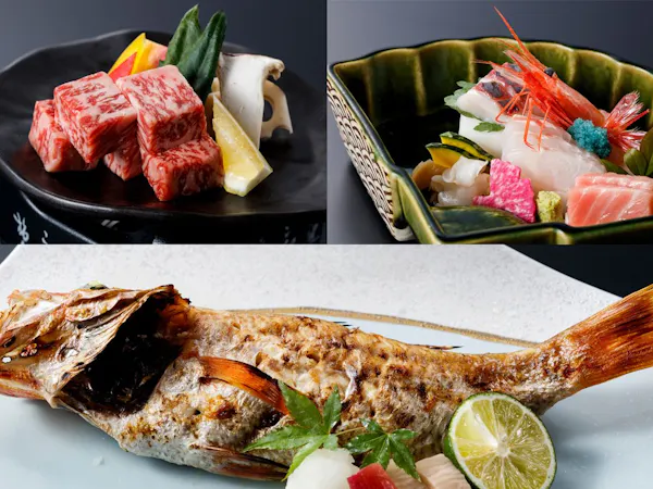【加賀の味わい】ご夕食1品付プラン -選べる3種の味覚-
