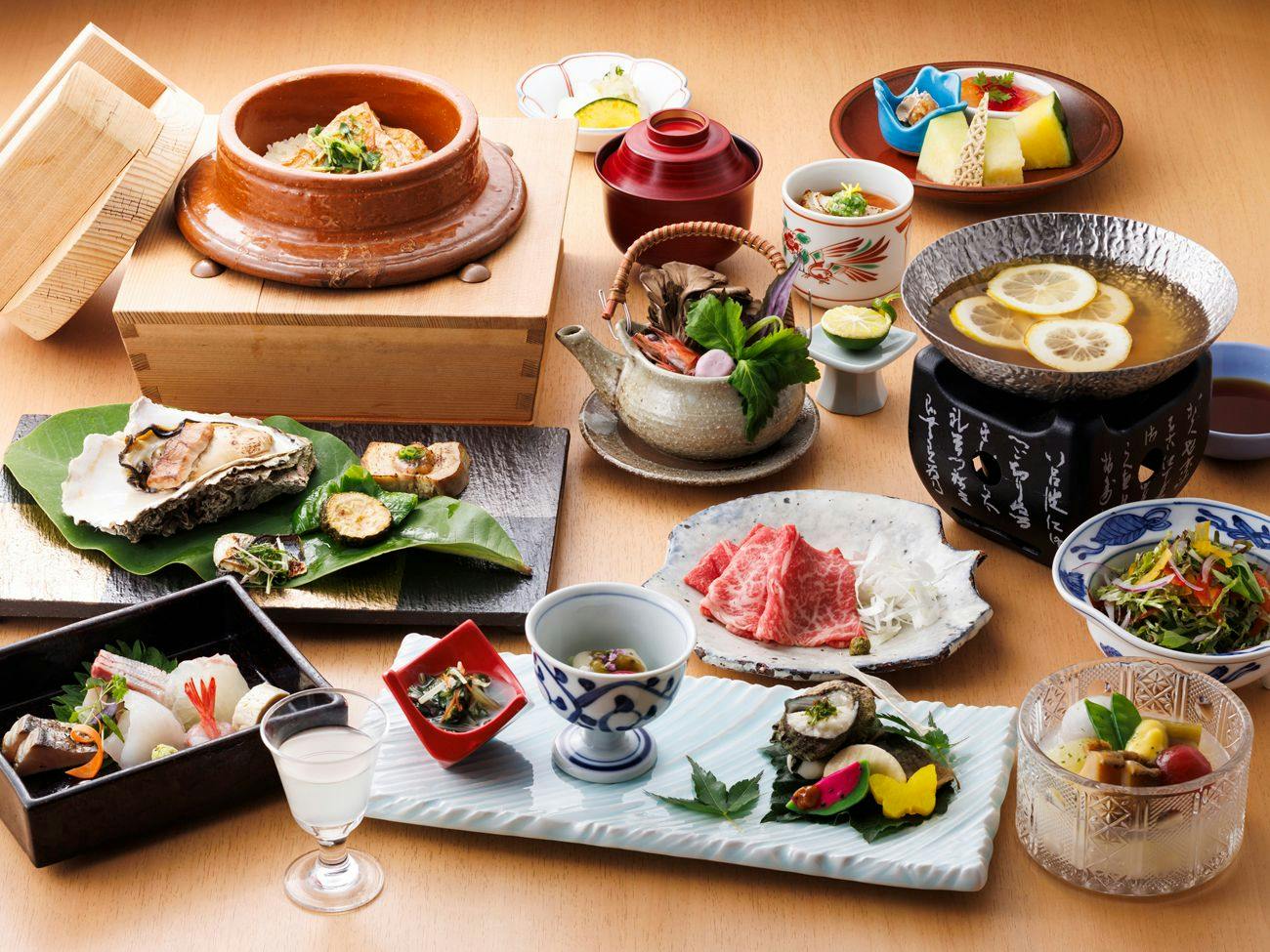 【基本会席】加賀の旬を愛でる体にやさしい「会席料理」～美食と温泉を堪能