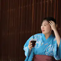 女性の浴衣は4色からお好みの色をどうぞ。