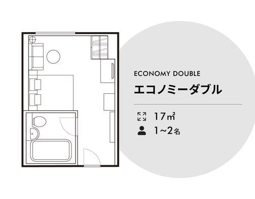●エコノミーダブル【17平米】