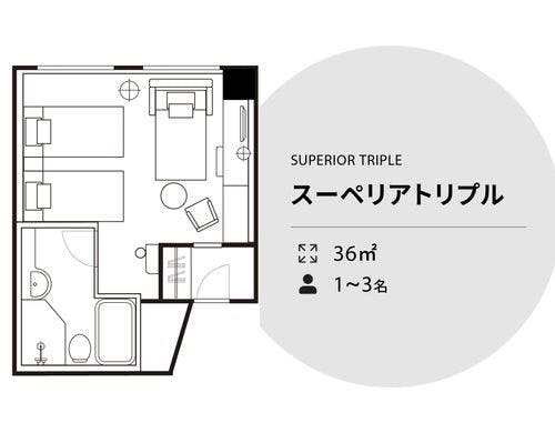 ●スーペリアトリプル【36平米】