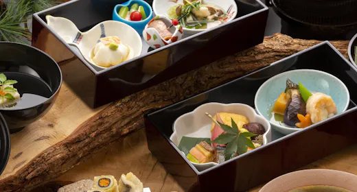 【1泊2食付き】ホテル最上階「筑紫野」で旬を味わう「筑紫御膳」&朝食付きプラン