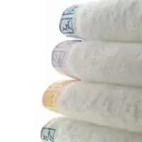 肌に触れるタオル類は識別可能に色分け