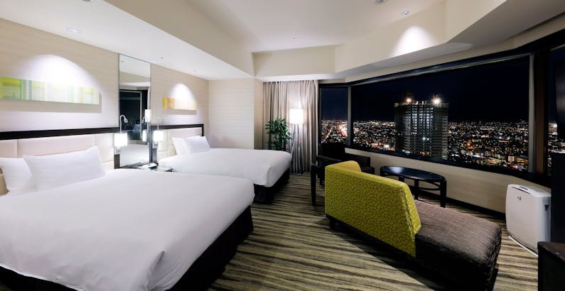 コーナーデラックスツイン 31 33階 40平米 禁煙 Breakfast Spa 朝食 スパ付き ワンランク上 プラン Jrタワーホテル日航札幌 一休 Com