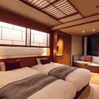 ห้องพักแบบทวินสไตล์ญี่ปุ่นโมเดิร์น