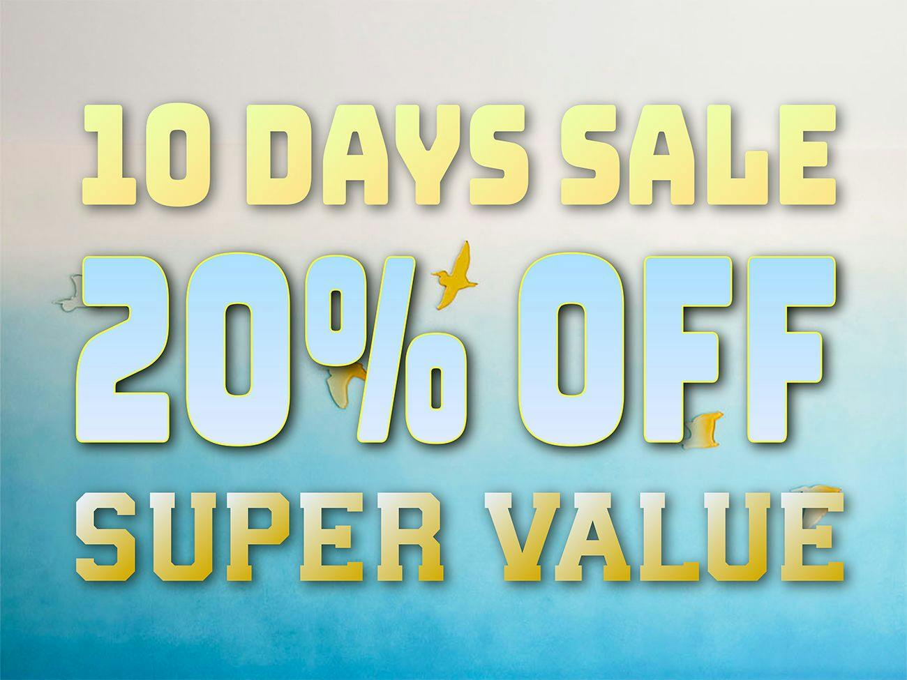 【10日間限定】20％OFF｜SUPER VALUE SALE＜朝食付＞