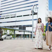 ออกจากสถานีฮิเมจิ โรงแรมอยู่ตรงหน้าเลย!