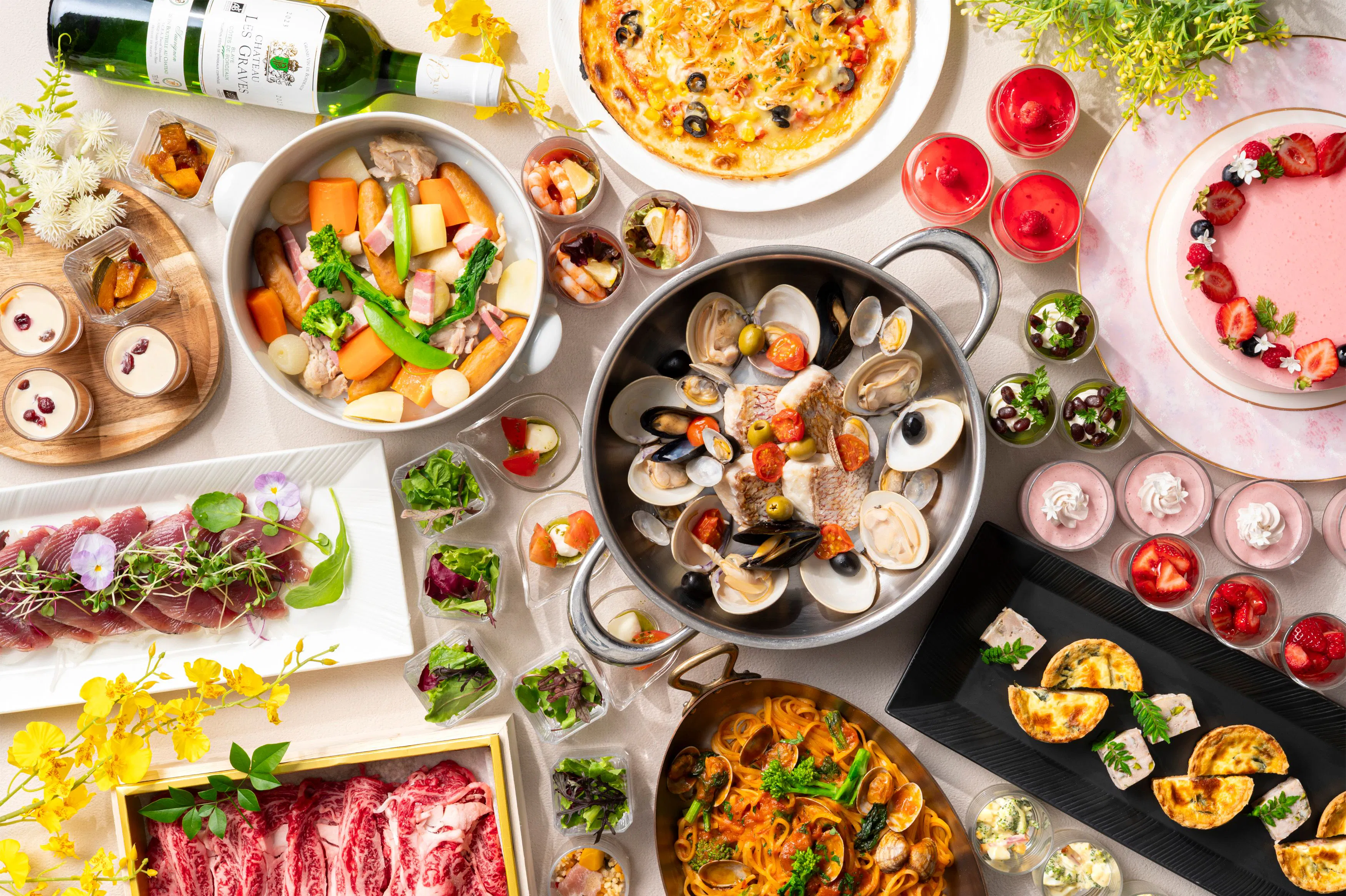 บุฟเฟต์อาหารค่ำ “รสชาติแห่งฤดูใบไม้ผลิ”