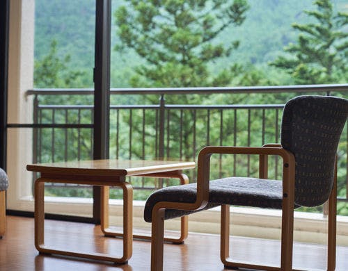 Kamar bergaya Jepang (Pemandangan sepanjang lembah)