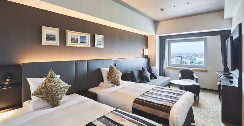 ホテルマイステイズプレミア 札幌パーク お得にステイ 連泊ecoプラン 客室清掃なし 温泉 朝食付 禁煙 スーペリアツインハイフロア 一休 Com