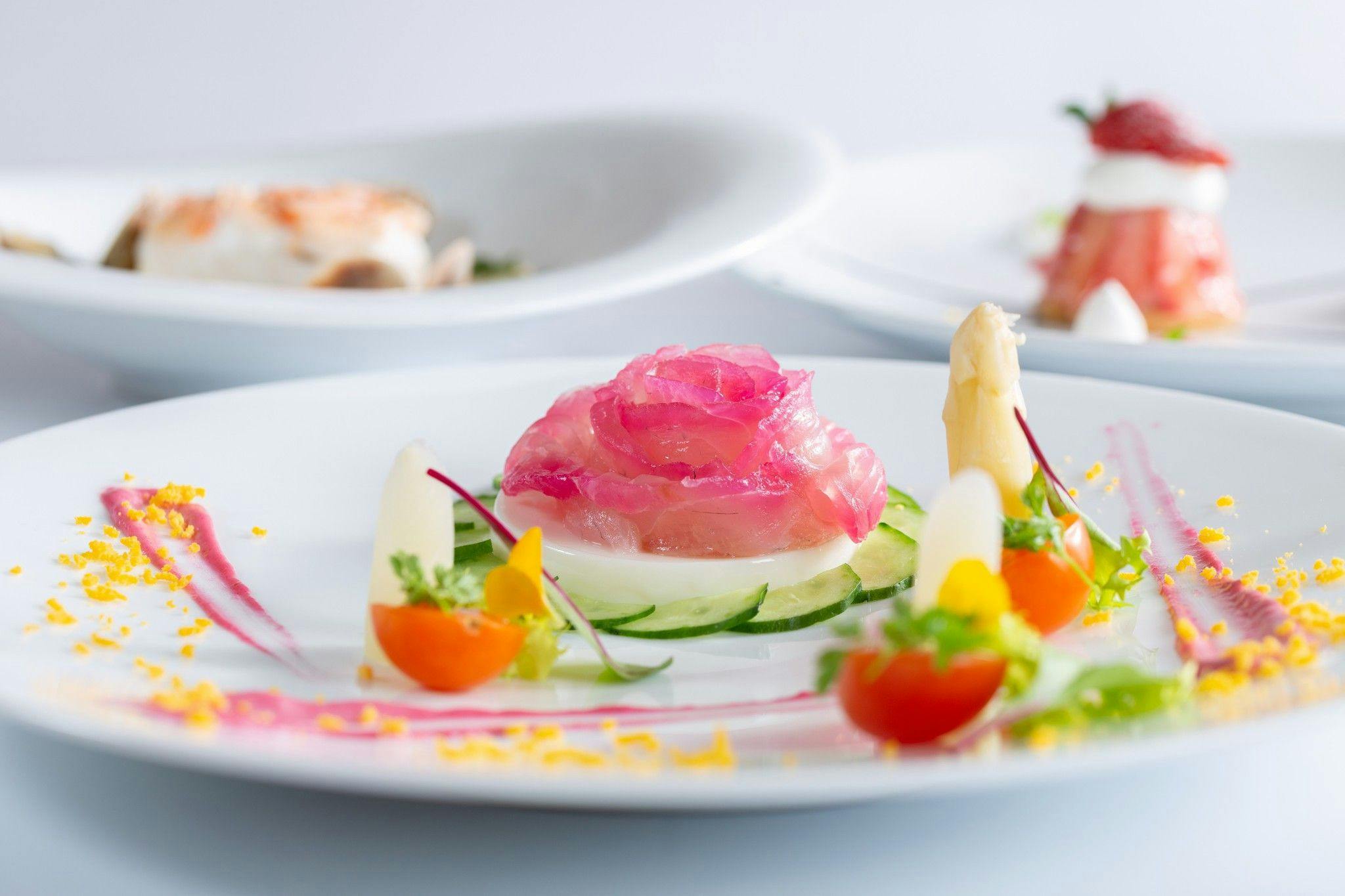 【一番人気フルコース】旅を彩る　彩り豊かな「Bonheur-ボヌール-」＜夕朝食付＞