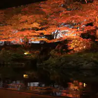 【雫石高倉温泉】温泉露天風呂(秋)
