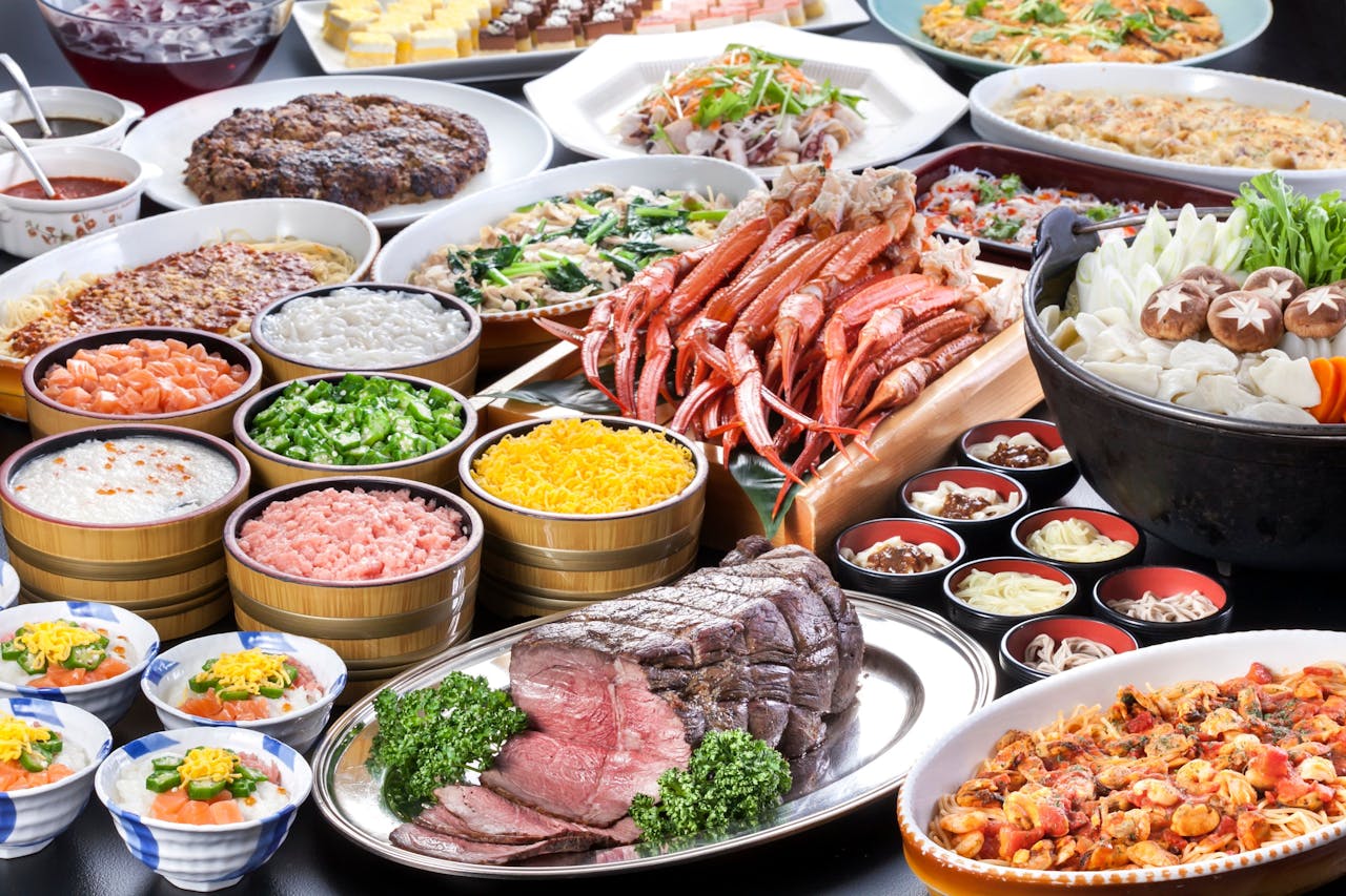 【夕食】和洋ブッフェ