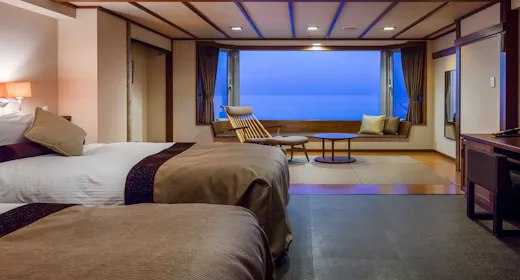 【客房】海景雙床高樓層範例