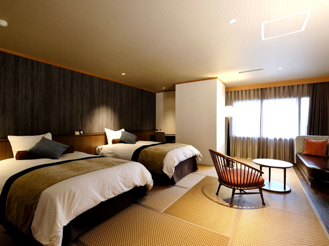 【客房】別館和風現代雙床房示意圖