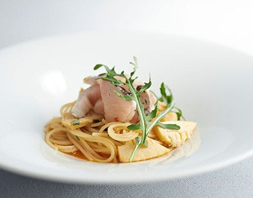 鰆と筍のドライトマトソース