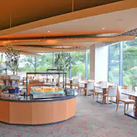 ภายในร้านที่สว่างสดใสด้วยแสงจากหน้าต่างบานใหญ่