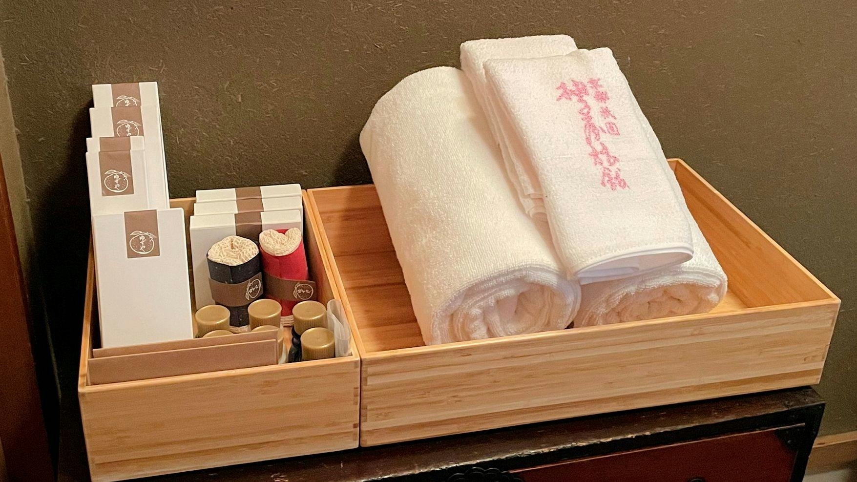 客室アメニティ一式（例）
