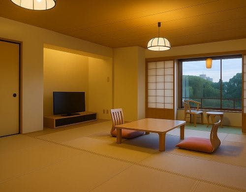 展望内風呂の様子（露天風呂ではないです）