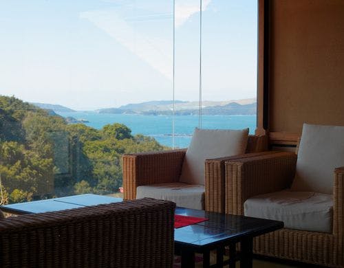 ロビーから眺め