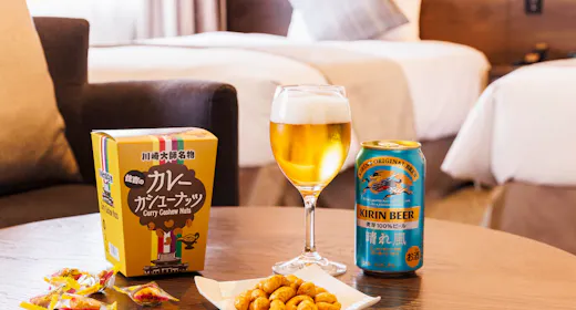 お部屋で1杯!川崎大師「住吉」の名物おつまみ&ビール付きプラン/食事なし