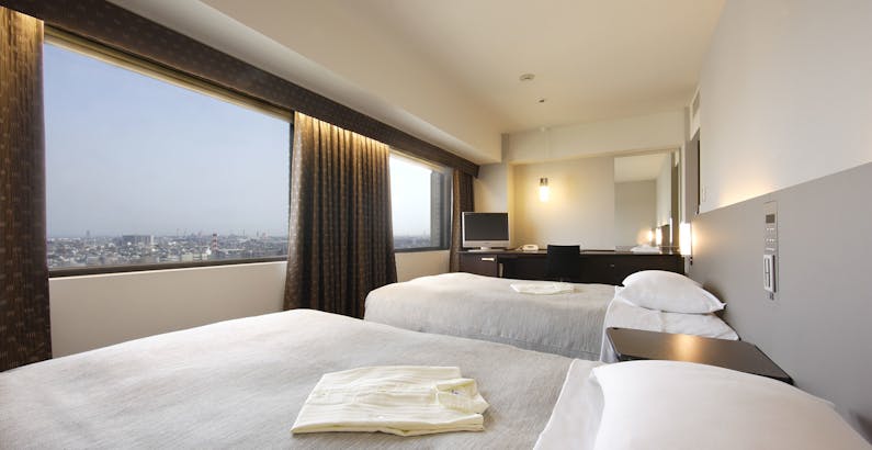 喫煙 スーペリアツイン 当日限定 Jr川崎駅徒歩1分 都内 羽田空港 横浜へ好アクセスプラン 川崎日航ホテル 一休 Com