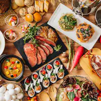 夕食バイキング一例