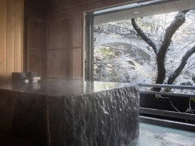 山中温泉　花紫