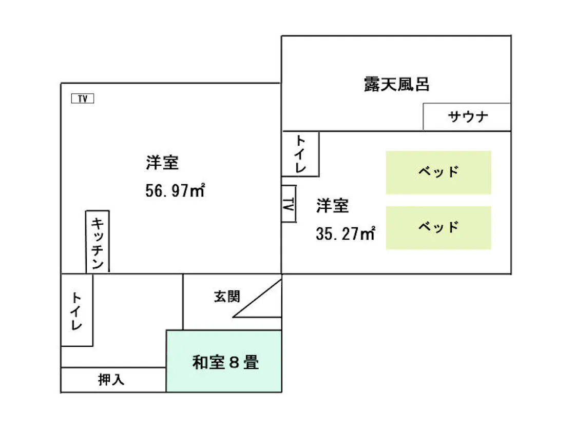 コンフォートスイート間取り