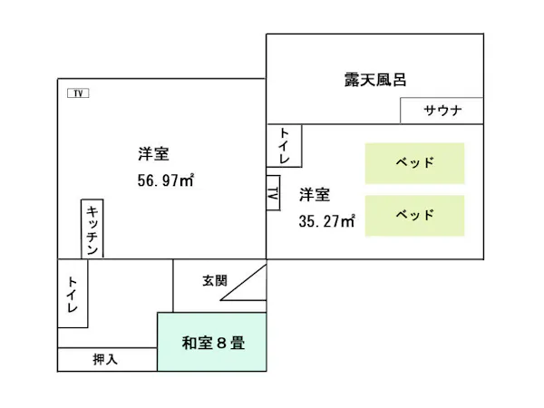 コンフォートスイート間取り