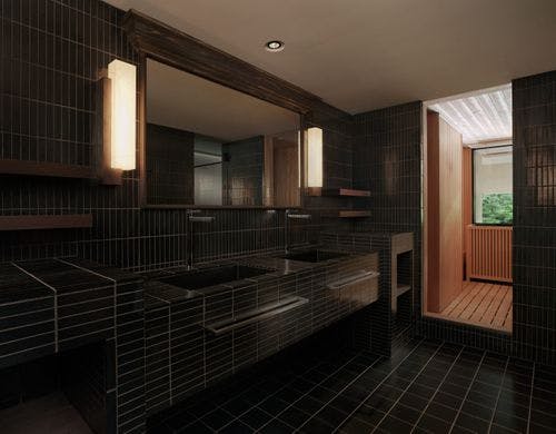 広々としたバニティールーム