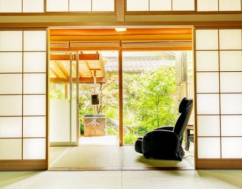 専用に設えた庭園がございます
