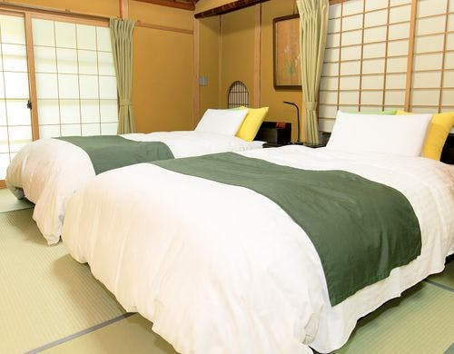 ベッドでゆっくりとお休みください