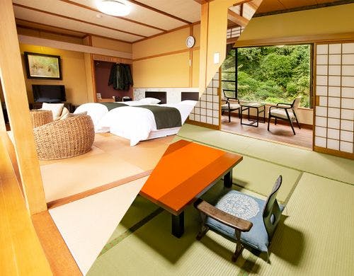 お風呂からは当館の温泉が出ます
