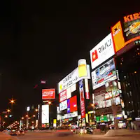 すすきの交差点