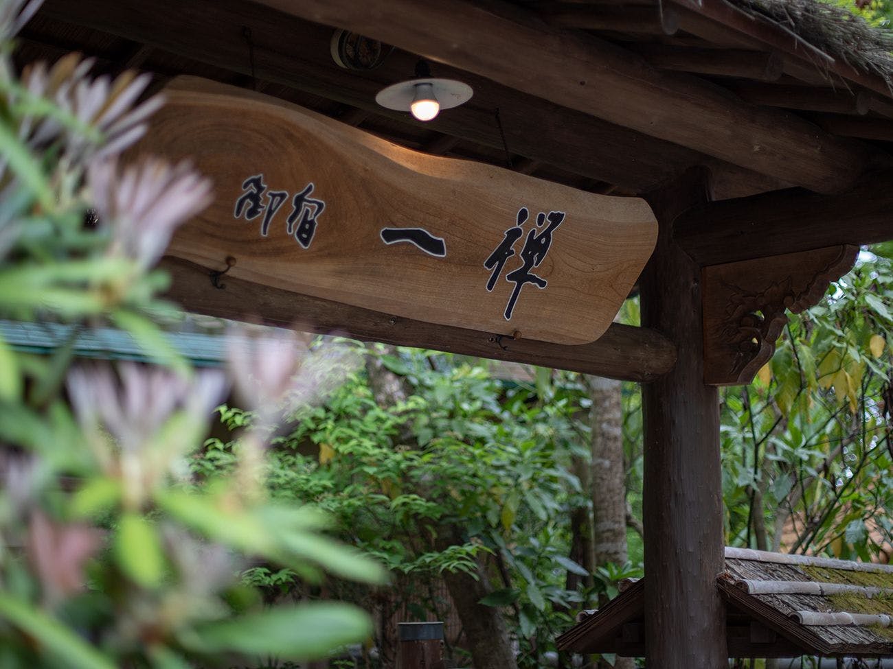 유후다케를 바라보며 친숙한 사람을 맞이합니다.