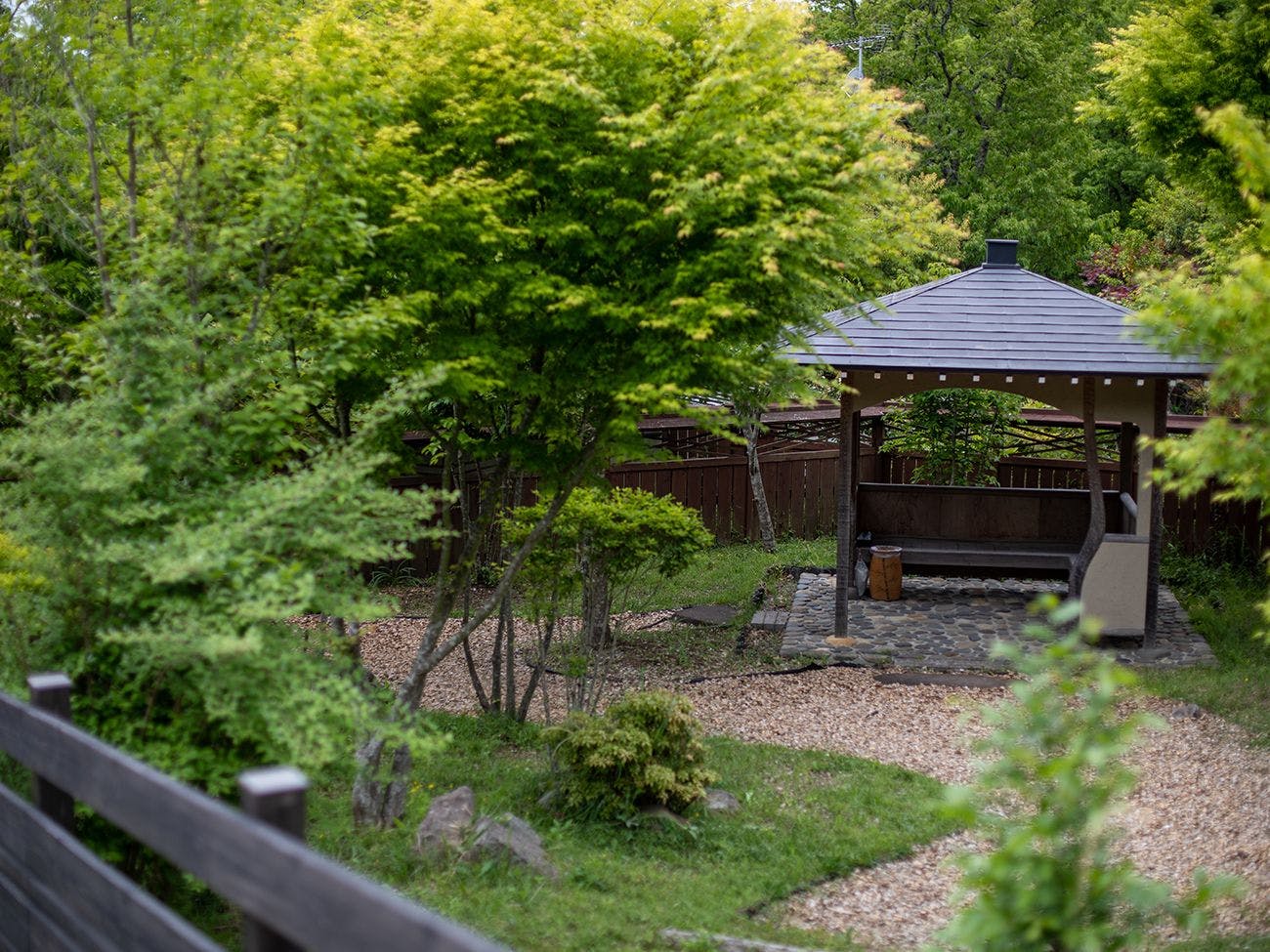 부지 내에 새로 조성된 도그런.