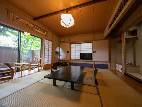 노천탕이 있는 독립된 별채.