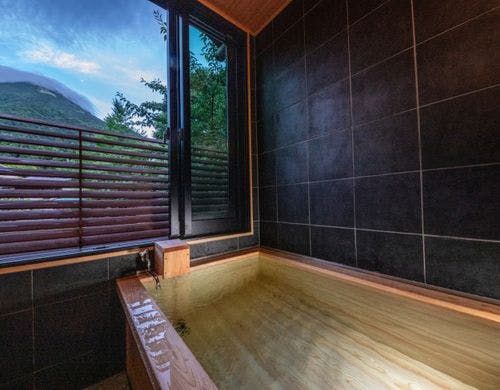 雄大な山々を望むゆったりとした居室_紫翠