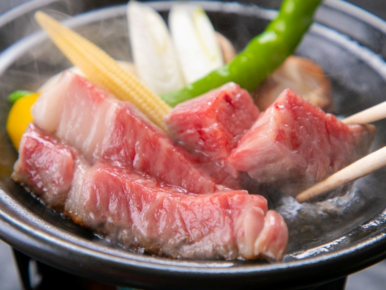 오이타 와규 설로인 스테이크