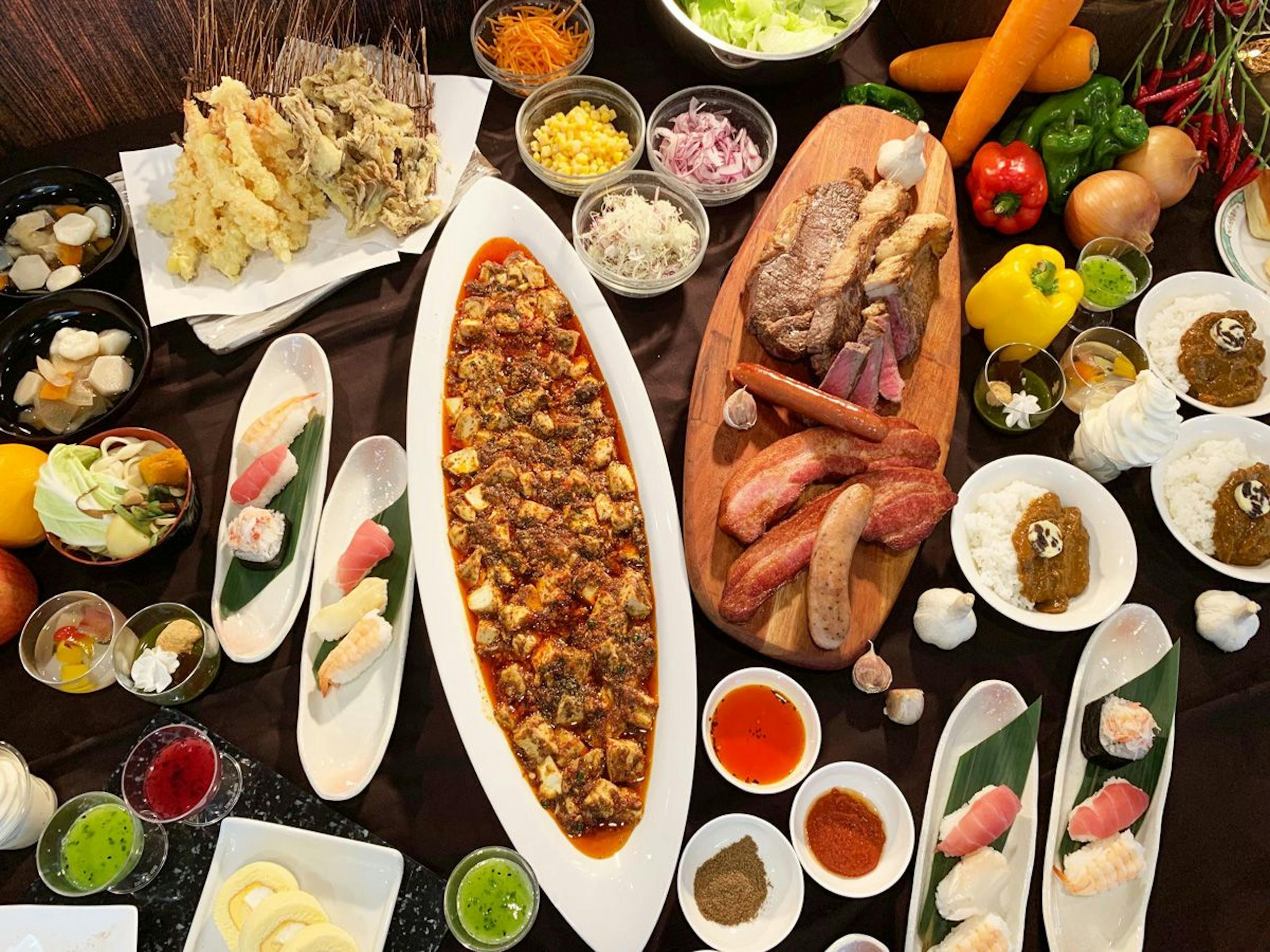 ライブキッチンのアツアツ料理がオススメ♪