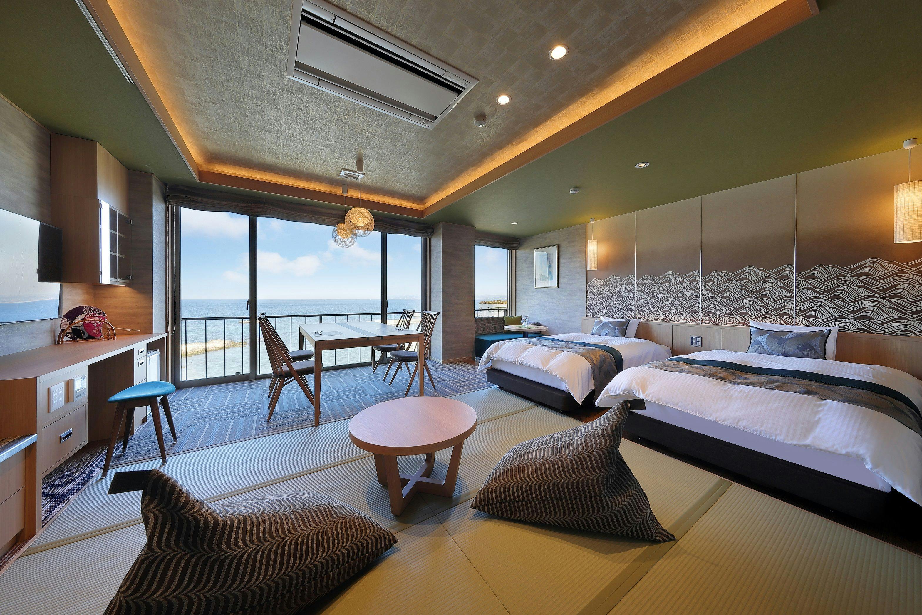 洋書・ホテル「ROOM WITH A VIEW」眺めの良い部屋 ホテル洲の崎 風の抄 - 風の抄 スタンダードプラン - 3F 和洋室B